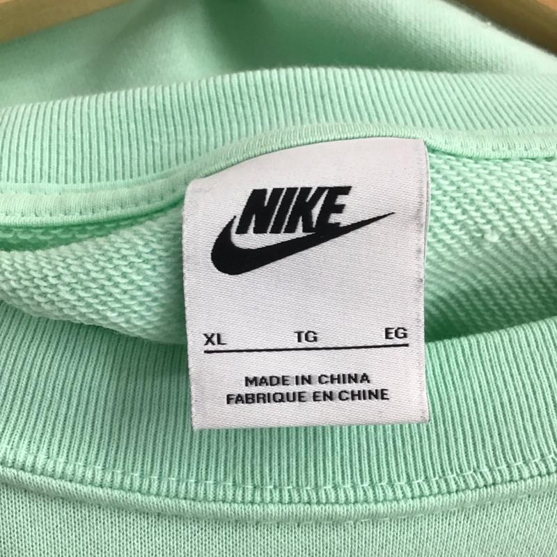 ナイキ NIKE トレーナー 長袖 DV0522-379 スウェット 379MINFOA/SESME XL レディース USED 古着 中古 10149061