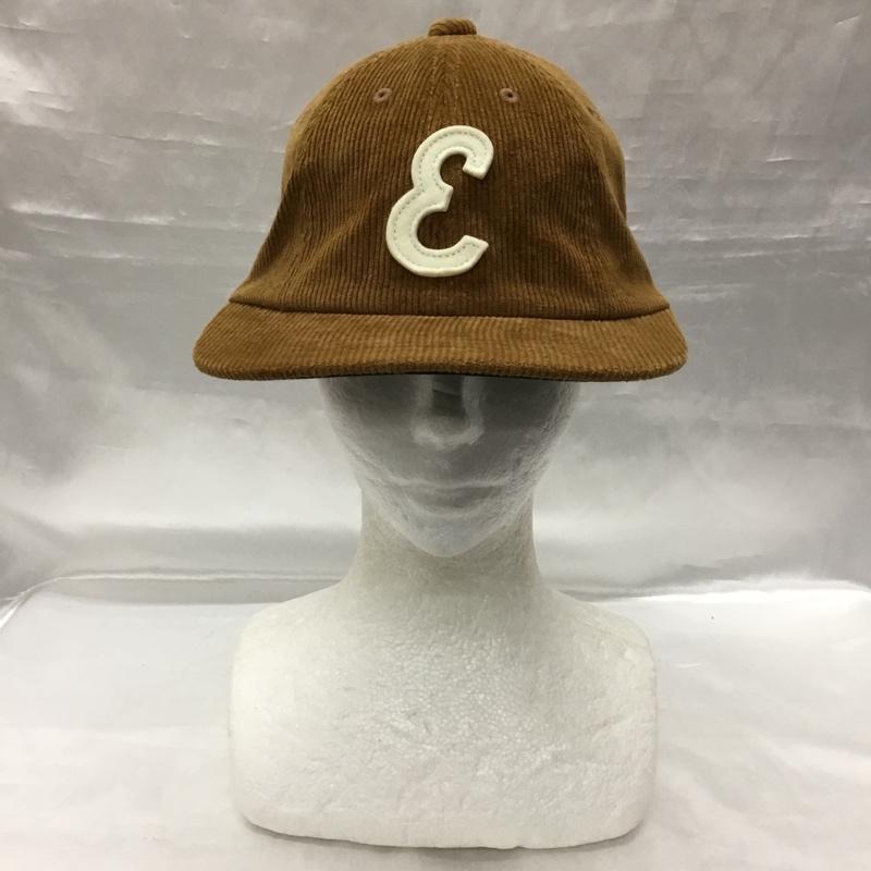 エカル EKAL 帽子 キャップ FE07-1CU003 コーデュロイ ロゴ、文字 茶 / ブラウン /  メンズ USED 古着 中古 10120015