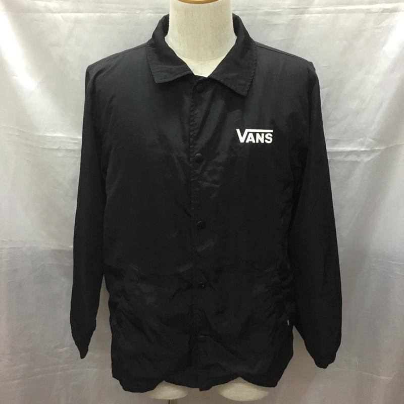 バンズ VANS ジャケット、上着 ジャケット、ブレザー va19ss-mj50lb コーチジャケット 裏地ボア カラージャケット M ロゴ、文字 黒 / ブラック /  メンズ USED 古着 中古 10114059