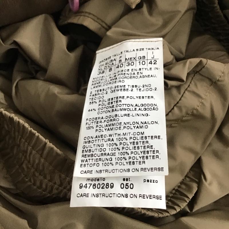エス マックスマーラ S MAXMARA ジャケット、上着 ジャケット、ブレザー ロングコートジャケット アウター カラージャケット 42 無地 茶 / ブラウン /  レディース USED 古着 中古 10145106