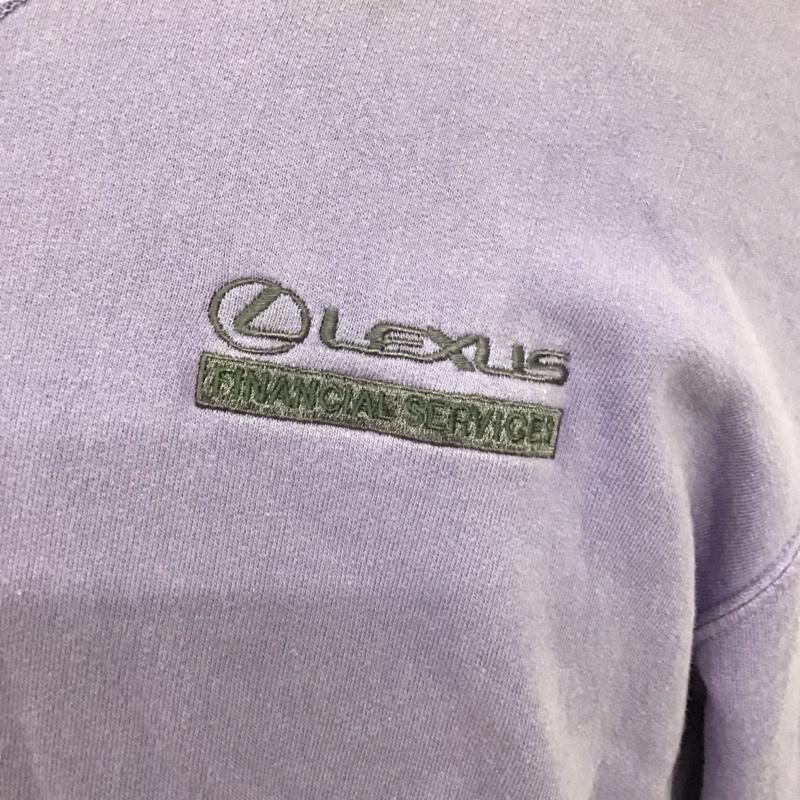 古着 USED トレーナー 長袖 長袖トレーナー スウェット クルーネック プルオーバー 古着 L ロゴ、文字 紫 / パープル /  メンズ USED 古着 中古 10125041