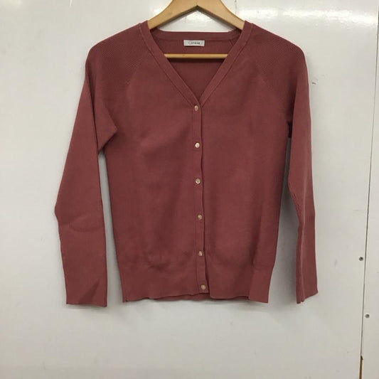 ワンオブマイン 1_OF MINE カーディガン 長袖 無地 桃 / ピンク /  レディース USED 古着 中古 10137273