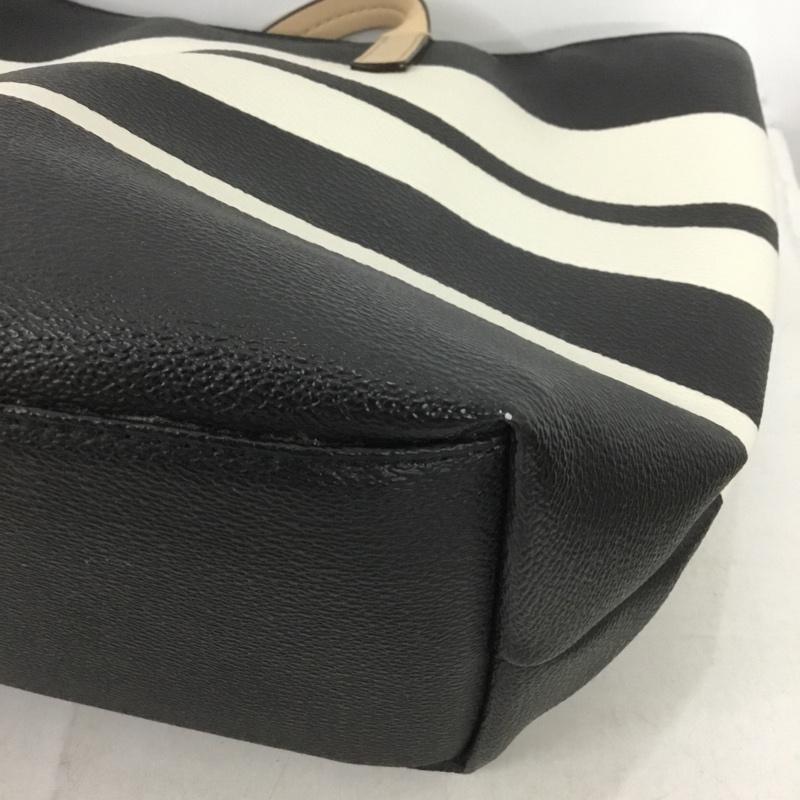 ケイトスペード Kate Spade トートバッグ トートバッグ ロゴ、文字 黒 / ブラック / X 白 / ホワイト /  レディース USED 古着 中古 10138853