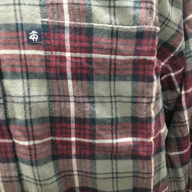 ブルックスブラザーズ BROOKS BROTHERS シャツ、ブラウス 長袖 ボタンダウン M チェック 灰 / グレー / X 黒 / ブラック / X 赤 / レッド / X 白 / ホワイト /  メンズ USED 古着 中古 10111371