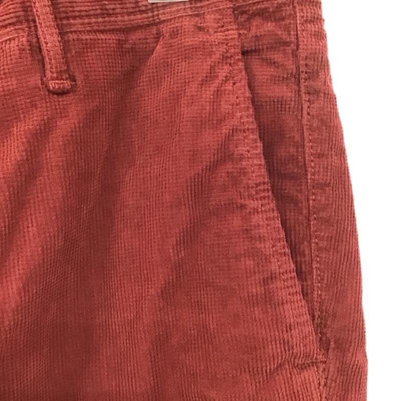インコテックス INCOTEX パンツ チノパン コーデュロイパンツ センタータックパンツ スリムパンツ 34 無地 えんじ / ワインレッド /  メンズ USED 古着 中古 10111644