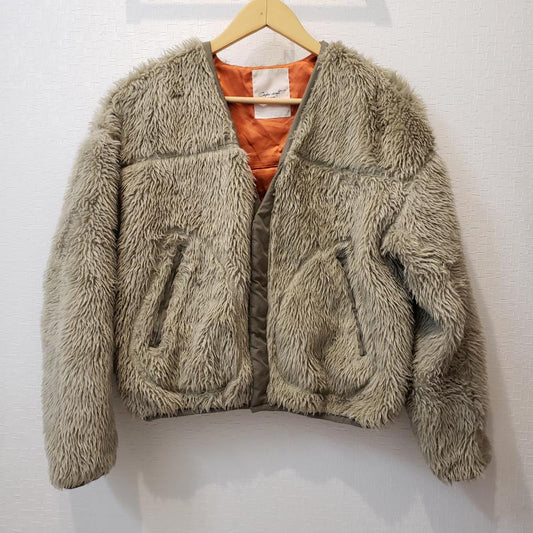 セポ cepo コート コート一般 M 無地 カーキ / カーキ /  レディース USED 古着 中古 10014132