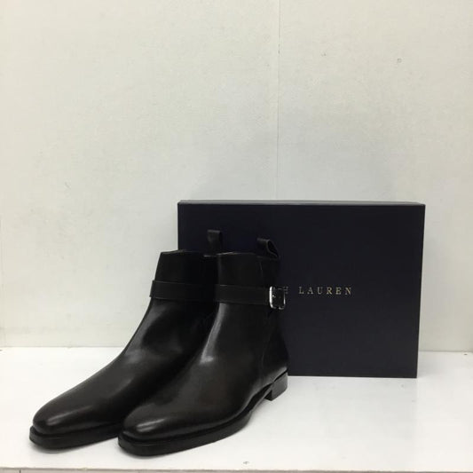 ポロラルフローレン POLO RALPH LAUREN ブーツ ショートブーツ 26.5cm 無地 黒 / ブラック /  メンズ USED 古着 中古 10140918