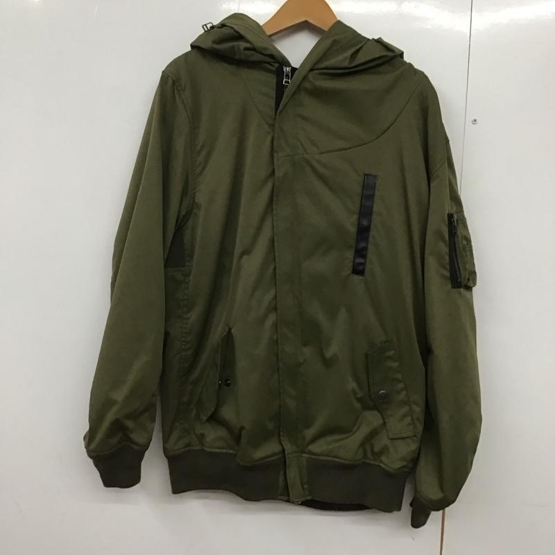 グラニフ graniph ジャケット、上着 ジャンパー、ブルゾン L 無地 カーキ / カーキ /  メンズ USED 古着 中古 10143353