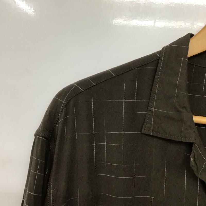 タウンクラフト TOWNCRAFT シャツ、ブラウス 長袖 XL  カーキ / カーキ /  メンズ USED 古着 中古 10141108