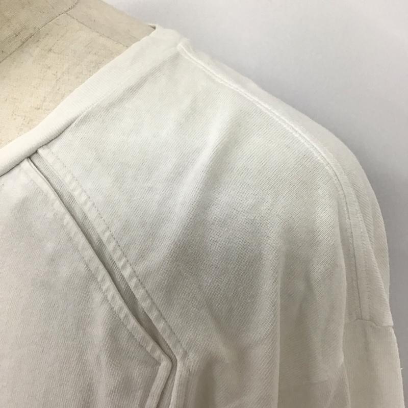 クリスチャンダダ CHRISTIAN DADA Tシャツ 長袖 CDM-17W-0511 ロンT スリーブロゴ バックプリント 46 ロゴ、文字 白 / ホワイト /  メンズ USED 古着 中古 10121353