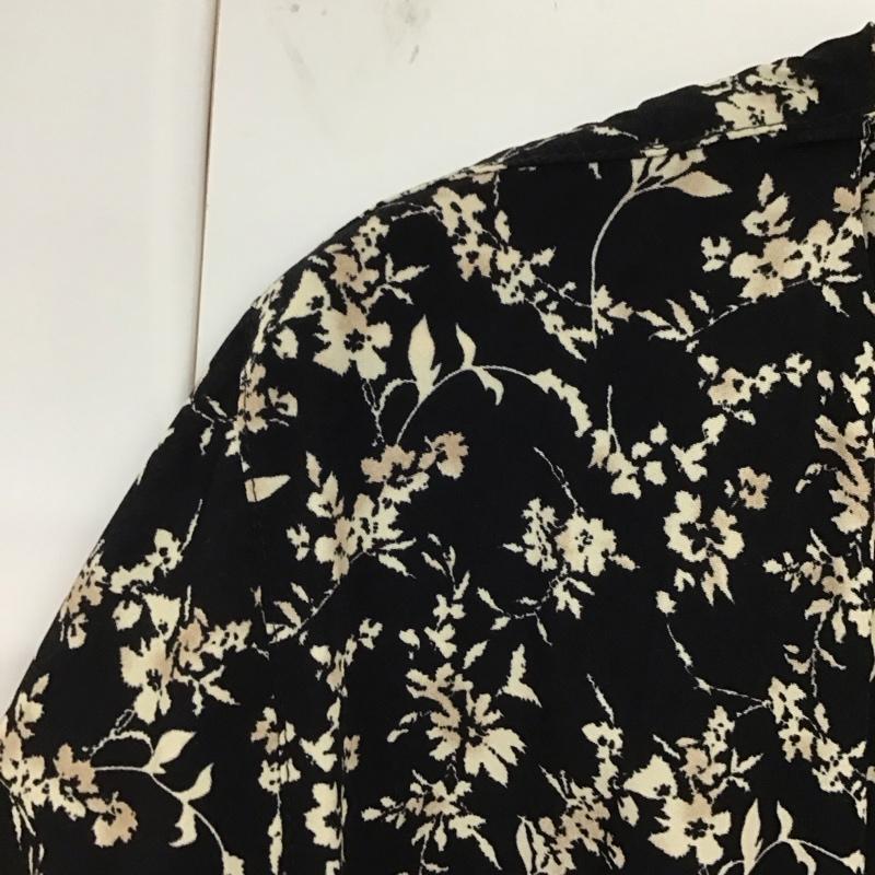 ロペピクニック ROPE  PICNIC ワンピース ロングスカート 38 総柄 黒 / ブラック /  レディース USED 古着 中古 10128890