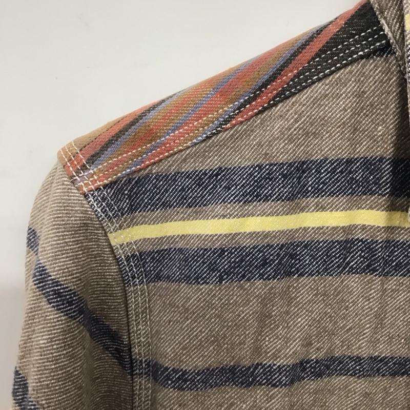 マナスタッシュ MANASTASH シャツ、ブラウス 長袖 長袖シャツ チェックシャツ カラーシャツ M プリント マルチカラー / マルチカラー /  メンズ USED 古着 中古 10147502