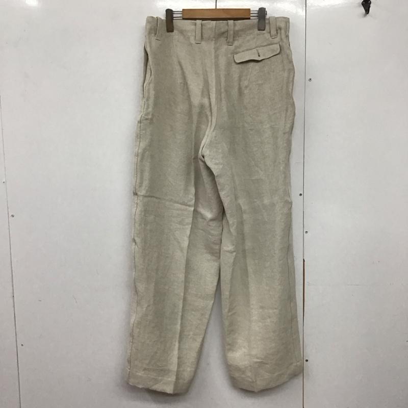 ハバーザック HAVERSACK パンツ スラックス スラックスパンツ ワイドパンツ センタータックパンツ XL 無地 ベージュ / ベージュ /  メンズ USED 古着 中古 10142373