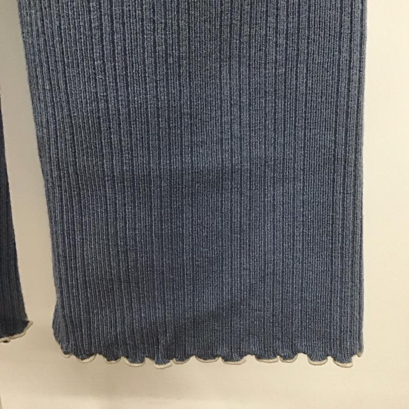 フリークスストア FREAK S STORE ボトムス ボトムス ニットパンツ FREE 無地 紺 / ネイビー /  レディース USED 古着 中古 10106432