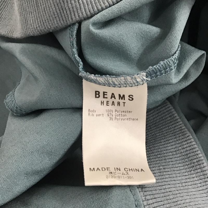 ビームス ハート BEAMS HEART Tシャツ 半袖 半袖カットソー プリントTシャツ クルーネックカットソー L 無地 青 / ブルー /  メンズ USED 古着 中古 10133505