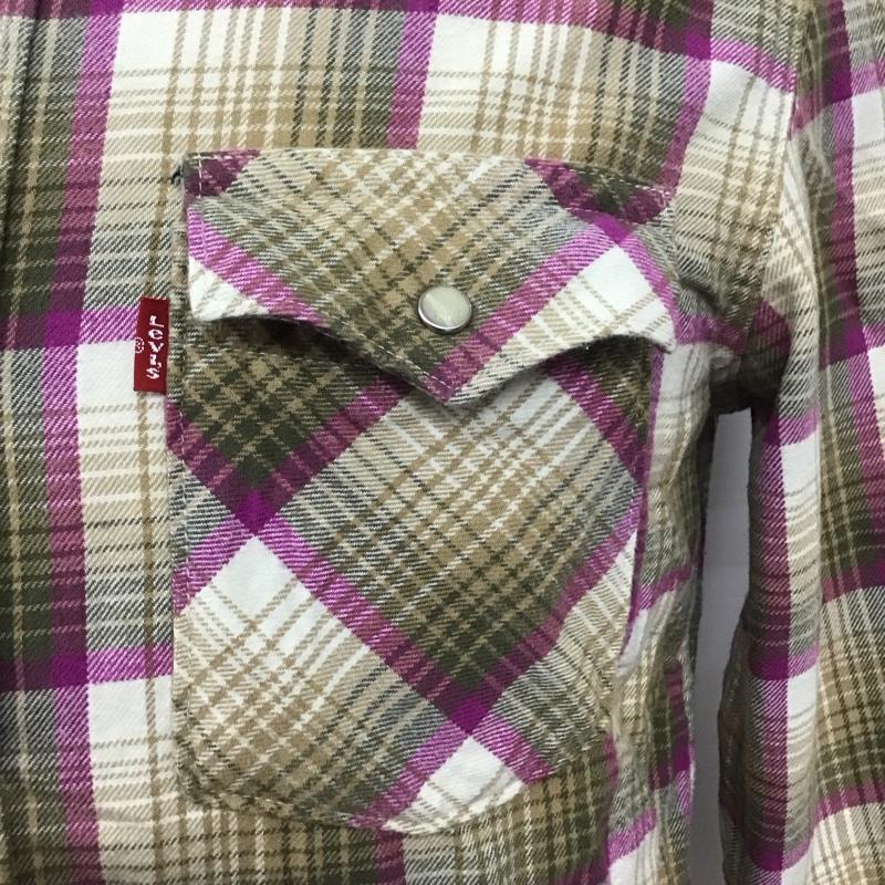 リーバイストラウスアンドコー Levi Strauss & co. シャツ、ブラウス 長袖 長袖シャツ カラーシャツ ポケットシャツ 長袖カットソー チェックシャツ M チェック マルチカラー / マルチカラー /  メンズ USED 古着 中古 10124596