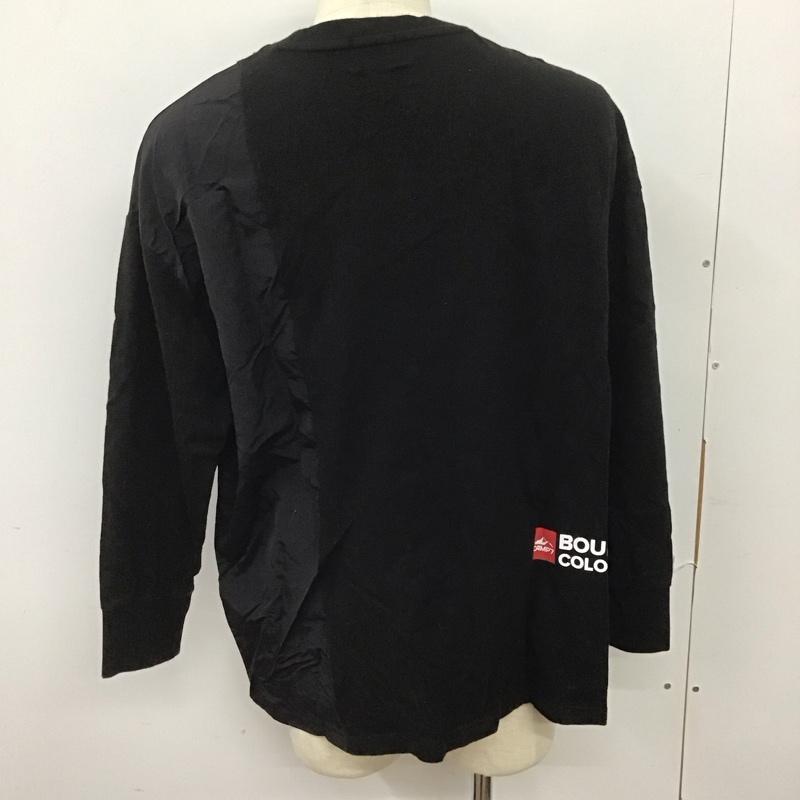 キャンプセブン CAMP7 カットソー 長袖 長袖カットソー 刺繍ロゴカットソー クルーネック M ロゴ、文字 黒 / ブラック /  メンズ USED 古着 中古 10126047