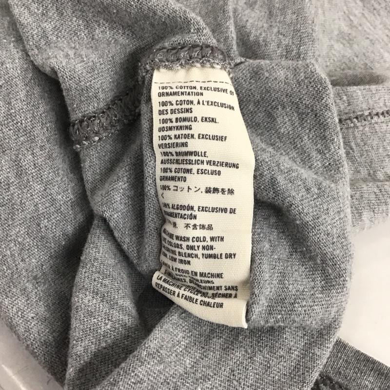 アバクロンビーアンドフィッチ ABERCROMBIE&FITCH Tシャツ 半袖 半袖カットソー プリントTシャツ クルーネックカットソー L ロゴ、文字 灰 / グレー /  メンズ USED 古着 中古 10132079