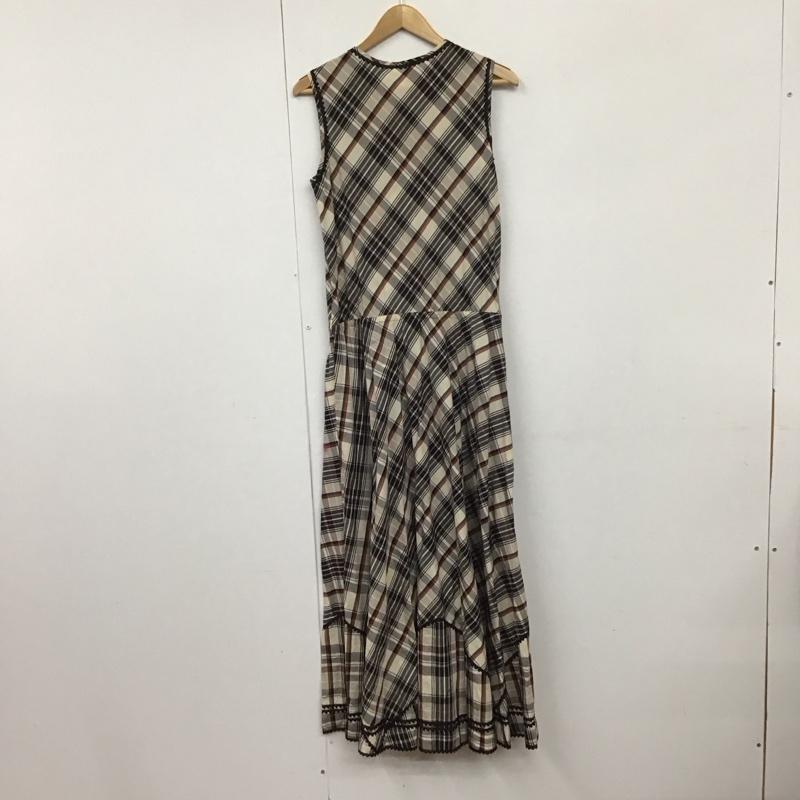 インゲボルグ INGEBORG ワンピース ロングスカート M チェック マルチカラー / マルチカラー /  レディース USED 古着 中古 10130526