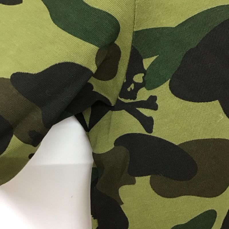 アベイシングエイプ A BATHING APE Tシャツ 半袖 半袖カットソー プリントTシャツ クルーネックカットソー マスターマインド M 総柄 マルチカラー / マルチカラー /  メンズ USED 古着 中古 10131226