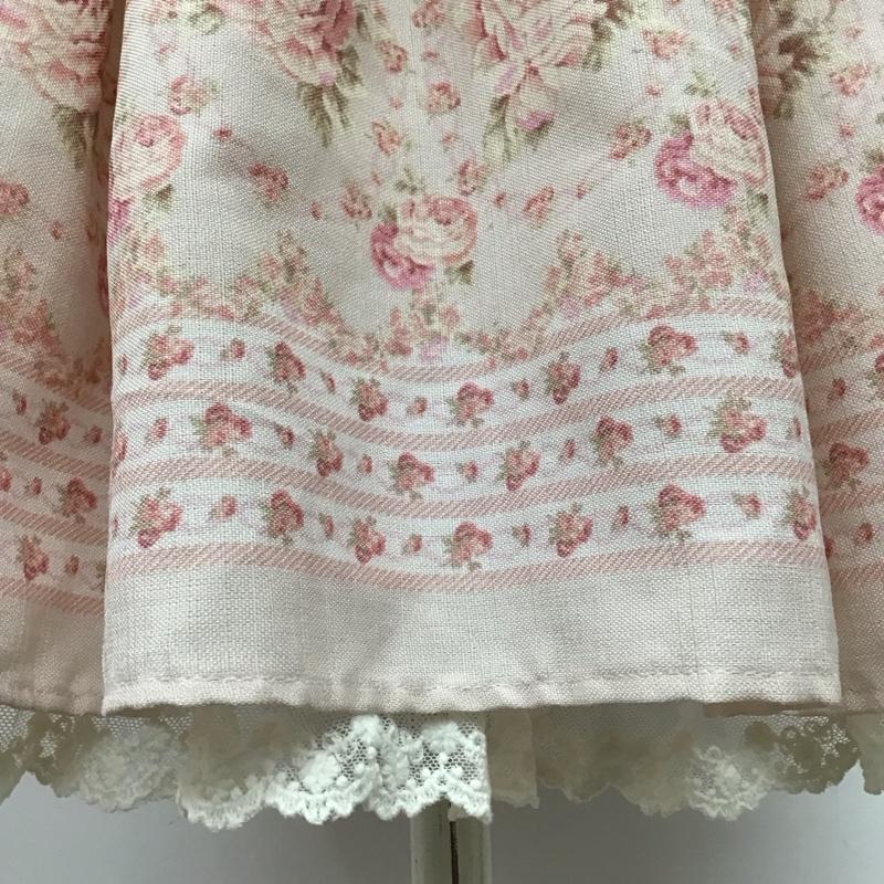 リズリサ LIZ LISA ワンピース ミニスカート 141-6040-0a エンジェル柄ジャンスカ ノースリーブワンピース レースワンピース 0 総柄 マルチカラー / マルチカラー /  レディース USED 古着 中古 10111783