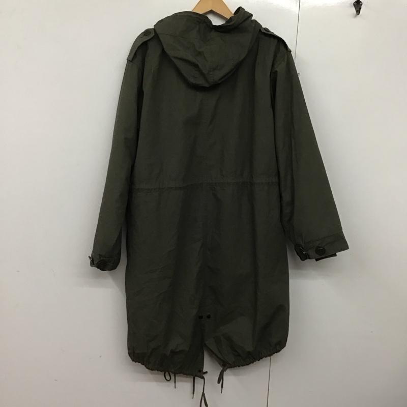 ヒューストン HOUSTON ジャケット、上着 ジャンパー、ブルゾン ジップアップジャケット アウター 古着 ロングジャケット XS 無地 カーキ / カーキ /  メンズ USED 古着 中古 10142565