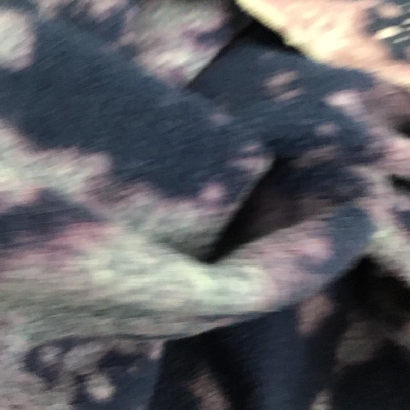 ナイキ NIKE トレーナー 長袖 長袖トレーナー スウェット クルーネック リブスウェットカットソー XL 総柄 マルチカラー / マルチカラー /  メンズ USED 古着 中古 10122748