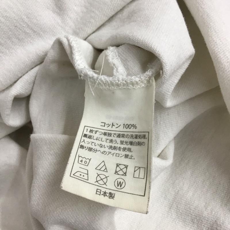 クーティー COOTIE Tシャツ 半袖 半袖カットソー プリントTシャツ クルーネックカットソー L 無地 白 / ホワイト /  メンズ USED 古着 中古 10118245