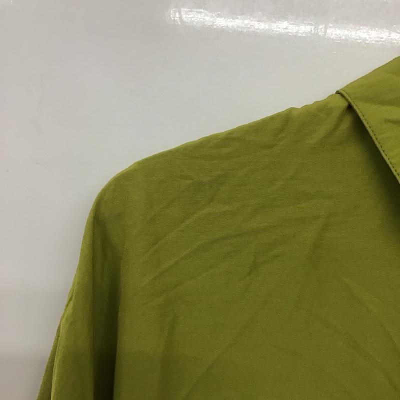 レプシィム LEPSIM シャツ、ブラウス 長袖 FREE 無地 黄緑 / イエローグリーン /  レディース USED 古着 中古 10142251