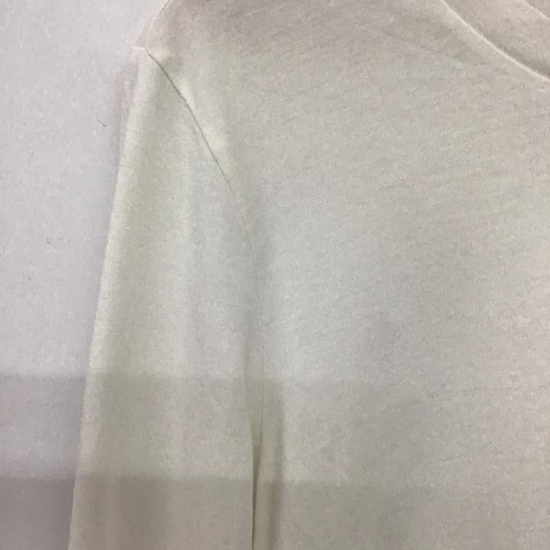 アディダス adidas Tシャツ 長袖 長袖カットソー プリントカットソー クルーネック プリント 白 / ホワイト /  メンズ USED 古着 中古 10140138