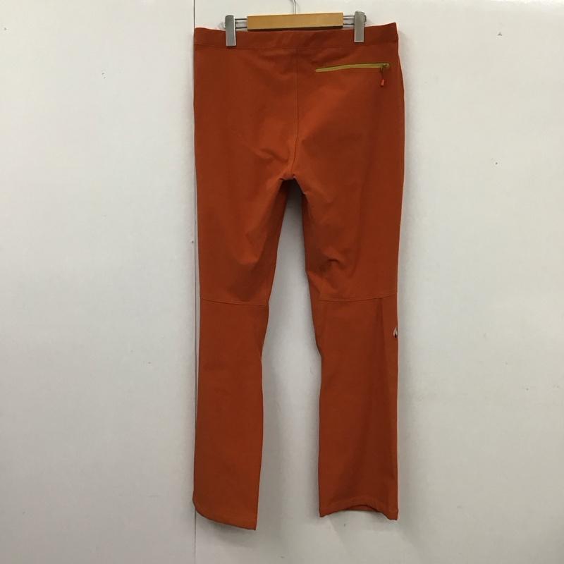 モンベル mont-bell パンツ ワークパンツ、ペインターパンツ 1105498 クリフパンツ スリムパンツ ストレッチパンツ L ロゴ、文字 橙 / オレンジ /  メンズ USED 古着 中古 10122004
