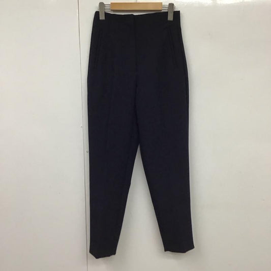 ザラ ZARA パンツ スラックス 1608/032/401 ハイウエストパンツ XS 無地 紺 / ネイビー /  レディース USED 古着 中古 10131193