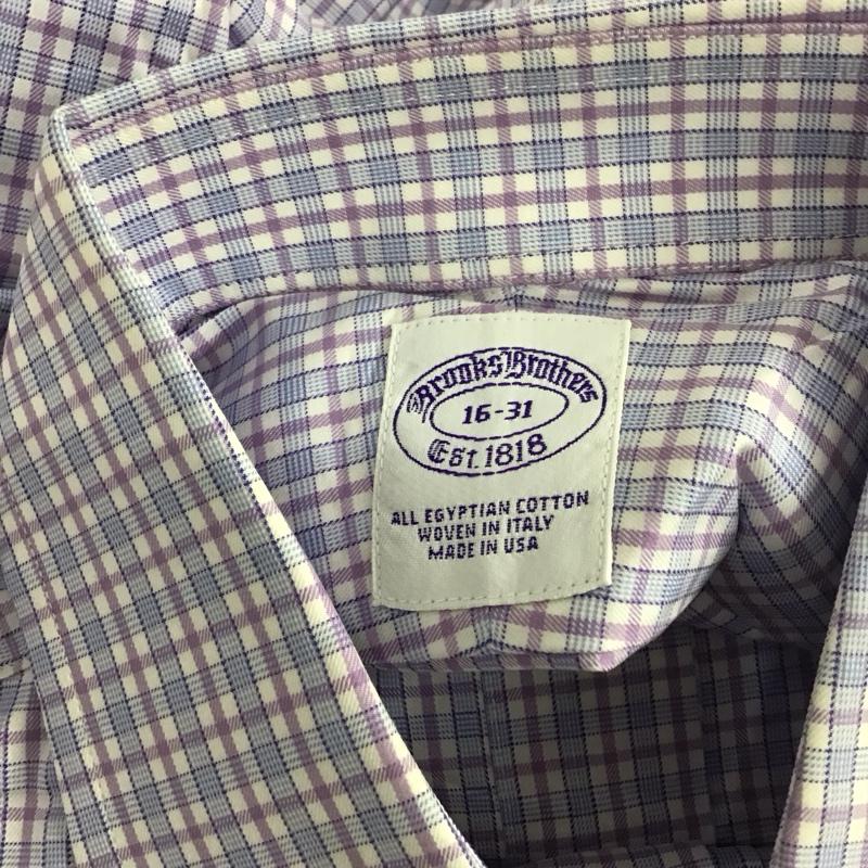 ブルックスブラザーズ BROOKS BROTHERS シャツ、ブラウス 長袖 長袖シャツ チェックシャツ カラーシャツ カジュアルシャツ チェック マルチカラー / マルチカラー /  メンズ USED 古着 中古 10111266