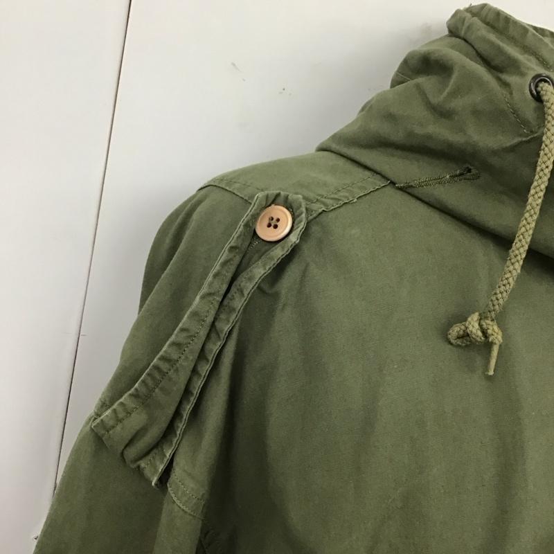 ヒューストン HOUSTON コート コート一般 8415-782-3217 モッズコート ミリタリー L 無地 カーキ / カーキ /  メンズ USED 古着 中古 10119162