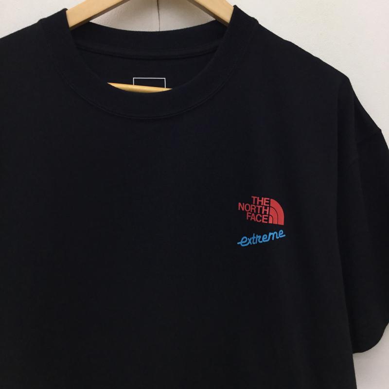 ザノースフェイス THE NORTH FACE Tシャツ 半袖 NT32033 XL ロゴ、文字 黒 / ブラック /  メンズ USED 古着 中古 10151164