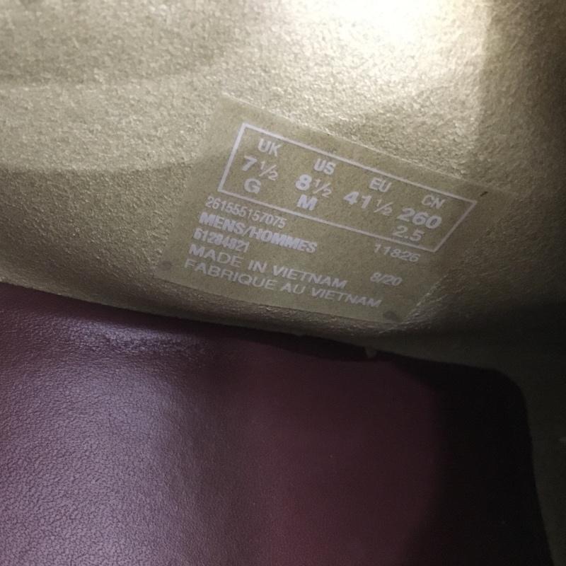 クラークス Clarks ブーツ ショートブーツ 61284821 ワラビー UK7.5 US8.5 US：8.5 無地 ベージュ / ベージュ /  メンズ USED 古着 中古 10148646