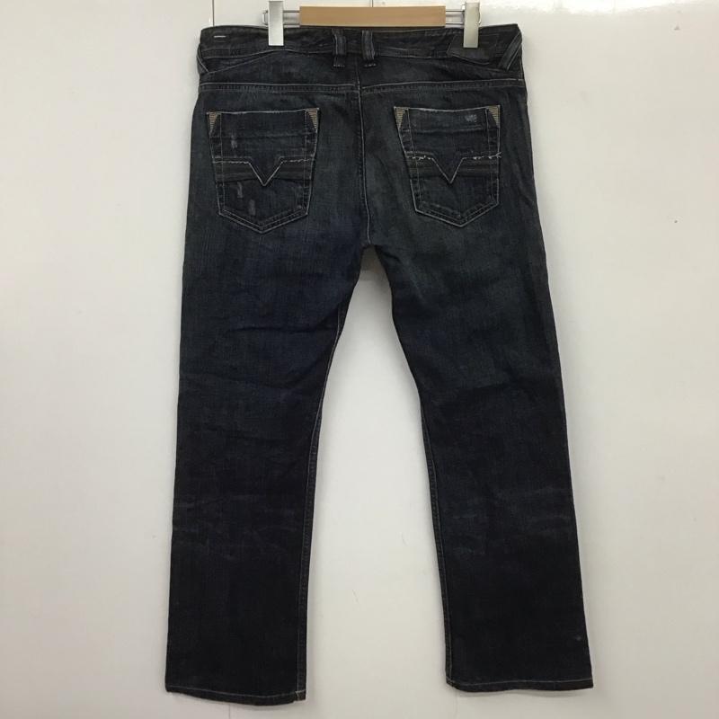 ディーゼル DIESEL パンツ デニム、ジーンズ デニムパンツ ストレートパンツ カジュアルパンツ 32インチ 無地 インディゴ / インディゴ /  メンズ USED 古着 中古 10108490