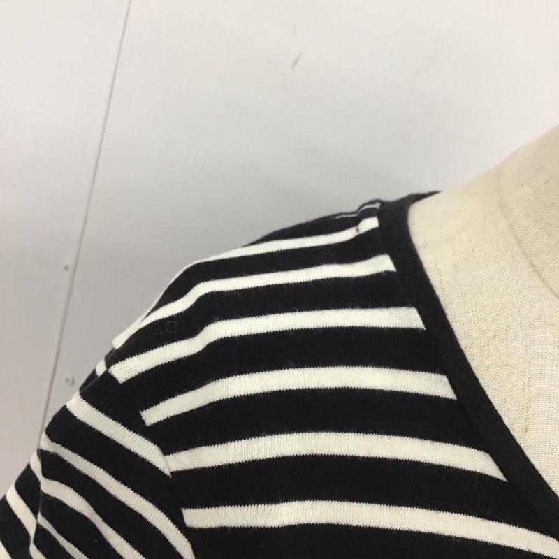ザラ ZARA ワンピース ミニスカート 0085 082 093 半袖 S ボーダー柄 白 / ホワイト / X 黒 / ブラック / X 紺 / ネイビー /  レディース USED 古着 中古 10122899
