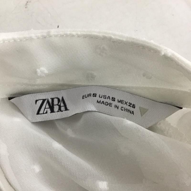ザラ ZARA シャツ、ブラウス 半袖 S 無地 白 / ホワイト /  レディース USED 古着 中古 10133314