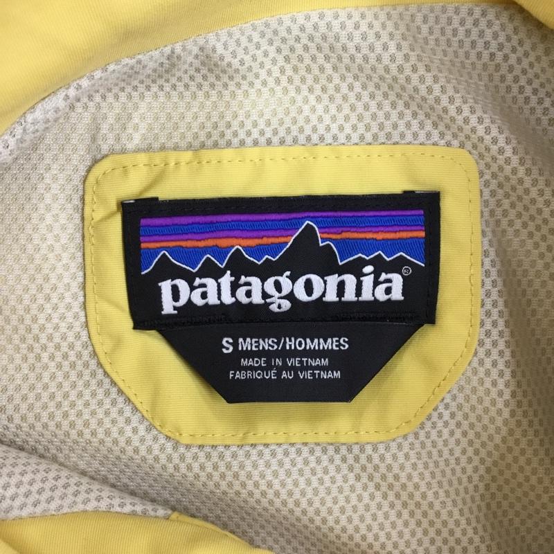 パタゴニア patagonia ジャケット、上着 ジャケット、ブレザー 28151sp19 BAGGIESJACKET ジップアップジャケット カジュアルジャケット S ロゴ、文字 黄 / イエロー /  メンズ USED 古着 中古 10114825