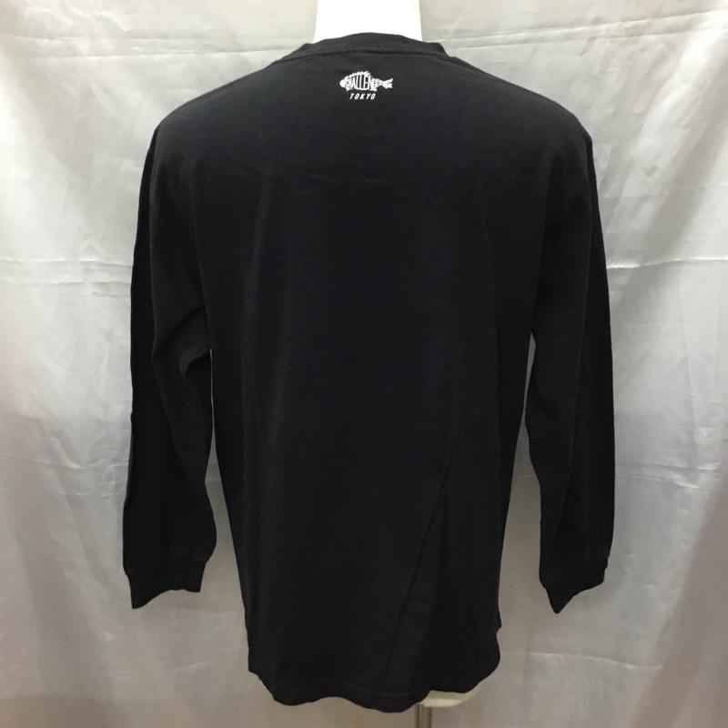 チャレンジャー CHALLENGER カットソー 長袖 長袖カットソー クルーネックカットソー ロングスリーブカットソー プリントTシャツ L プリント 黒 / ブラック /  メンズ USED 古着 中古 10112214