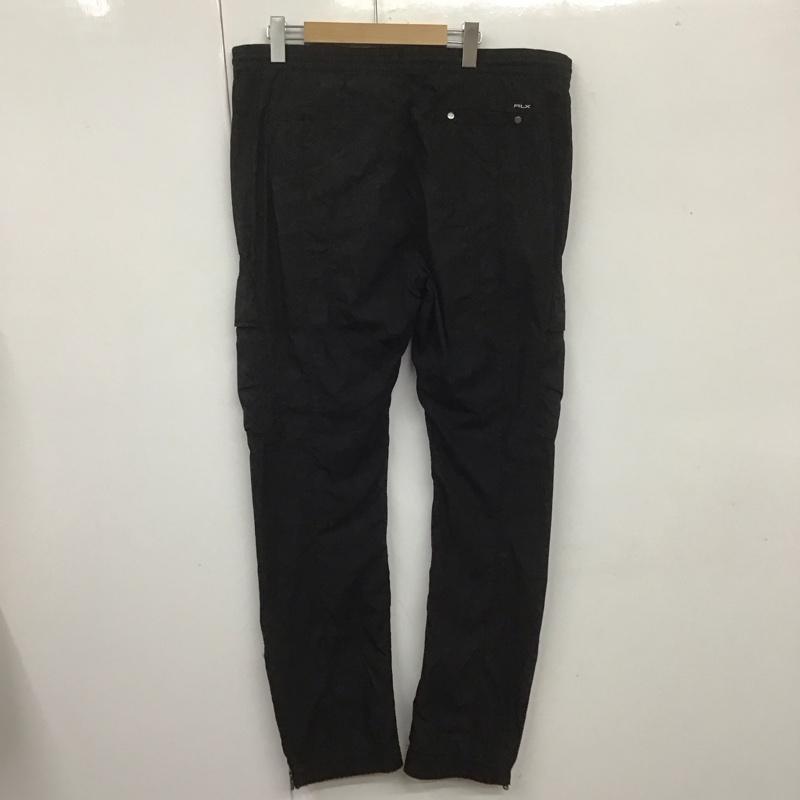 ラルフローレン RALPHLAUREN パンツ ワークパンツ、ペインターパンツ ワークパンツ ワイドパンツ カジュアルパンツ ナイロンパンツ 無地 黒 / ブラック /  メンズ USED 古着 中古 10106567