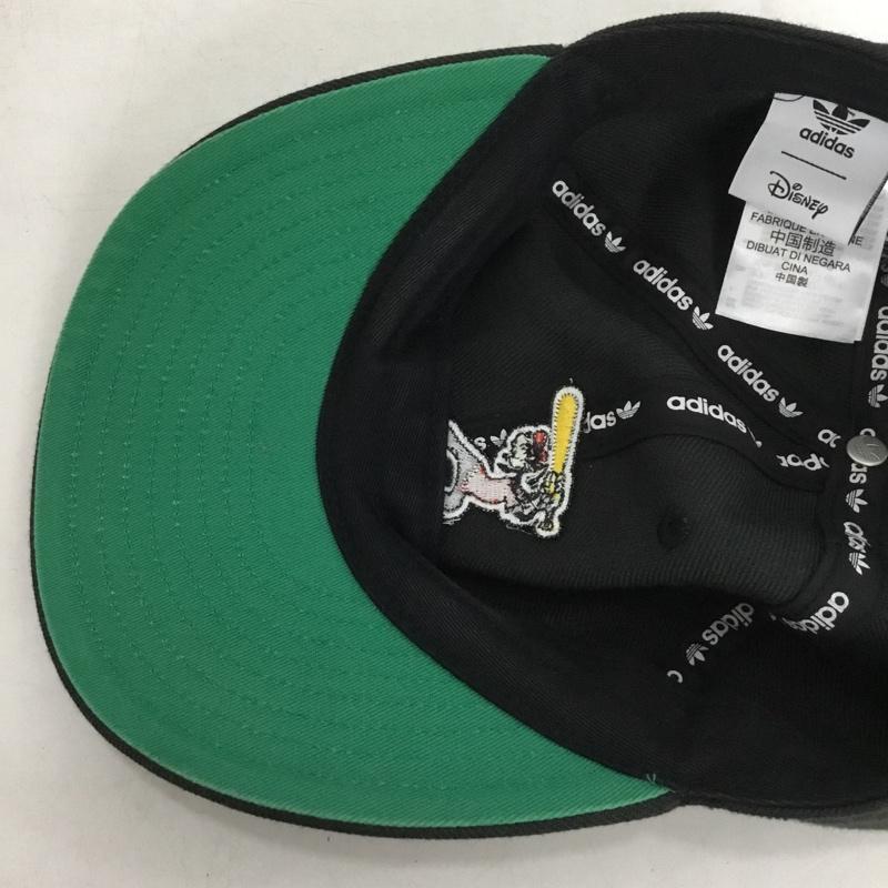 アディダス adidas 帽子 キャップ GD5509 グーフィー Disney FREE キャラクター 黒 / ブラック /  メンズ USED 古着 中古 10151272