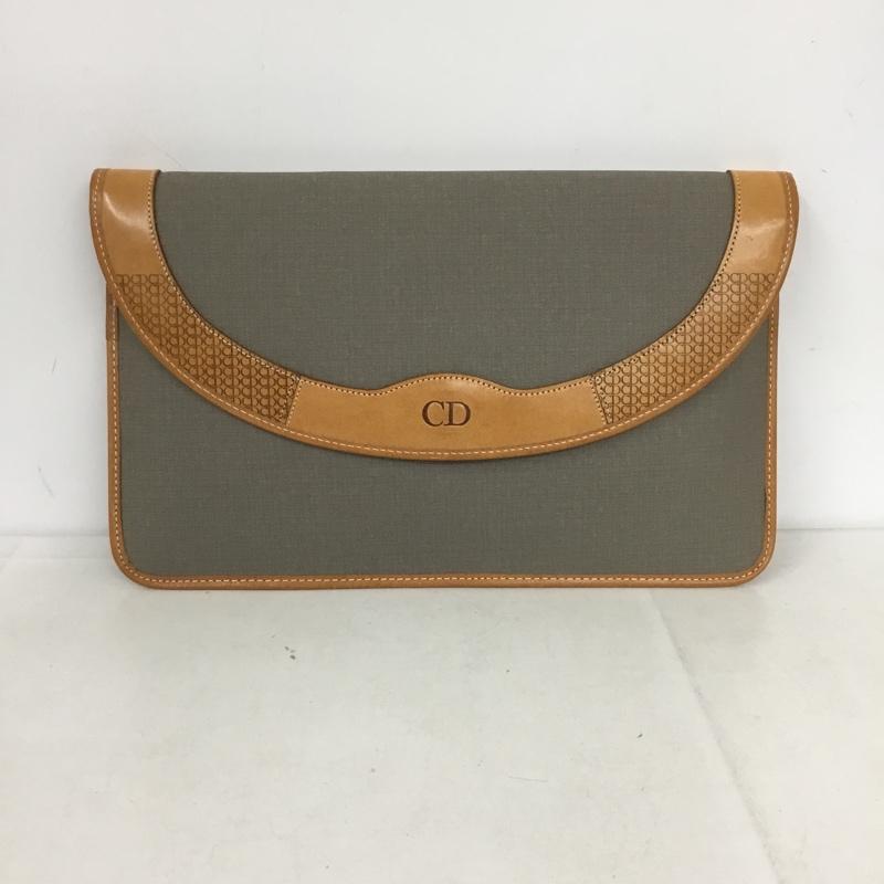 クリスチャンディオール　クラッチバッグ ブラウン クリスチャンディオール クラッチバッグ ブラウン