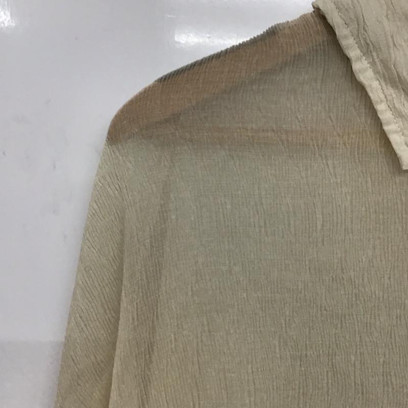 アイテムズ アーバンリサーチ ITEMS URBAN RESEARCH シャツ、ブラウス 長袖 FREE 無地 ベージュ / ベージュ /  レディース USED 古着 中古 10150912