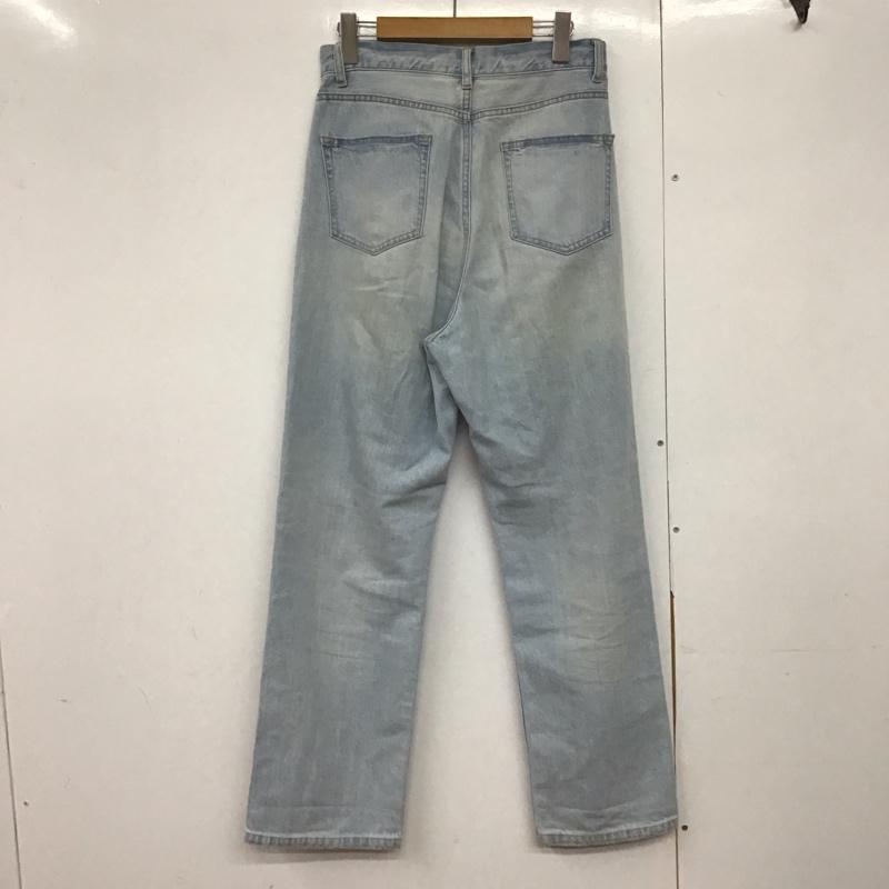 ローリーズファーム LOWRYS FARM パンツ デニム、ジーンズ L 無地 水色 / ライトブルー /  レディース USED 古着 中古 10144032