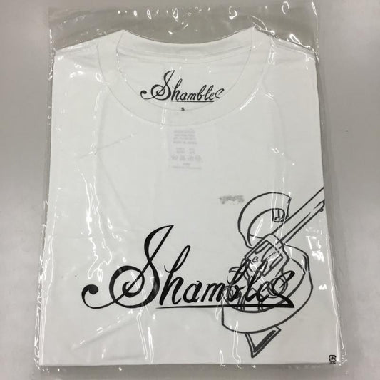 ナンバーナイン NUMBER (N)INE Tシャツ 半袖 Shambles 真空パックTシャツ S ロゴ、文字 白 / ホワイト /  メンズ USED 古着 中古 10119815