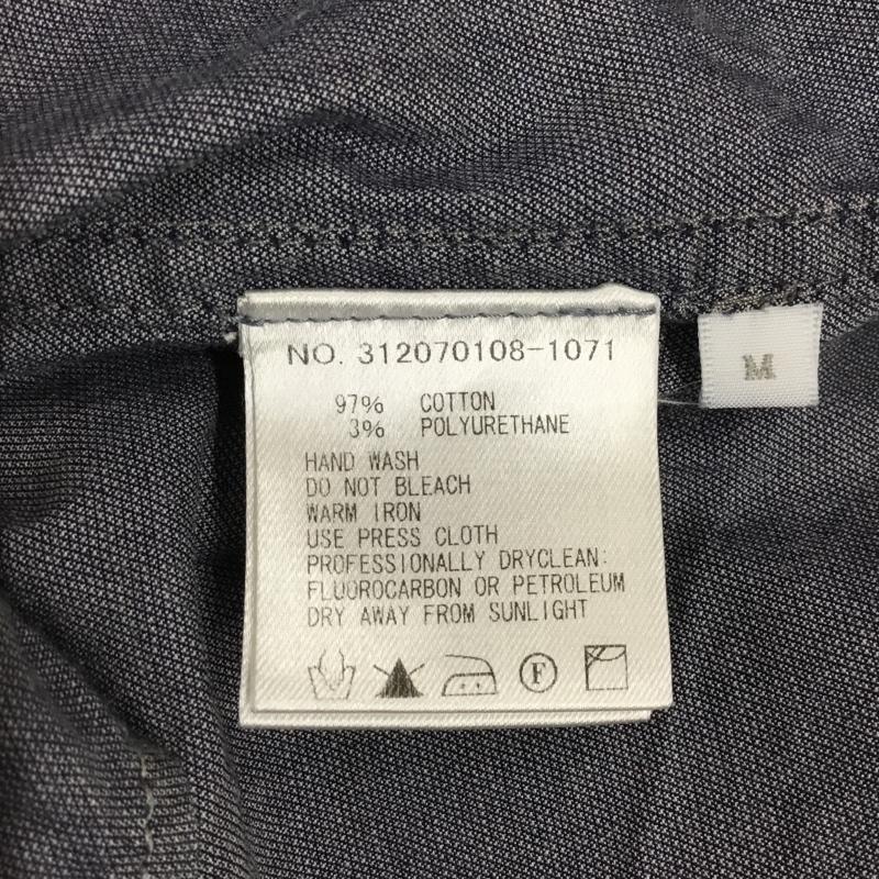 ロンハーマン Ron Herman シャツ、ブラウス 長袖 長袖シャツ カラーシャツ ポケットシャツ 長袖カットソー 無地シャツ M 無地 青 / ブルー /  メンズ USED 古着 中古 10117555