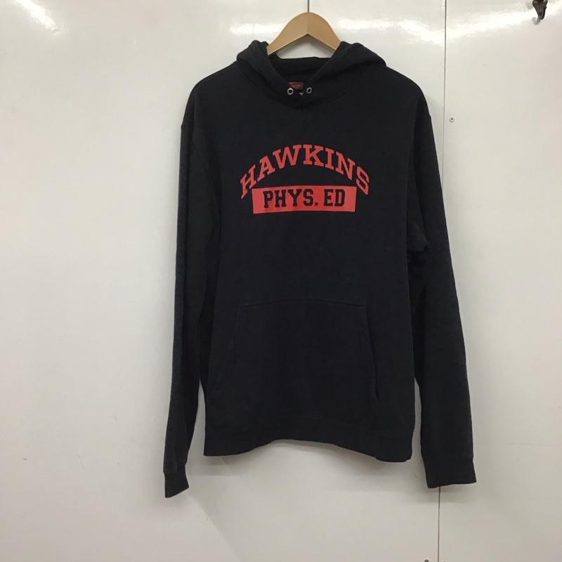 ナイキ NIKE パーカー 長袖 CQ3655-010 STRANGER THINGS ストレンジャーシングス フーディ XL ロゴ、文字 黒 / ブラック /  メンズ USED 古着 中古 10144721