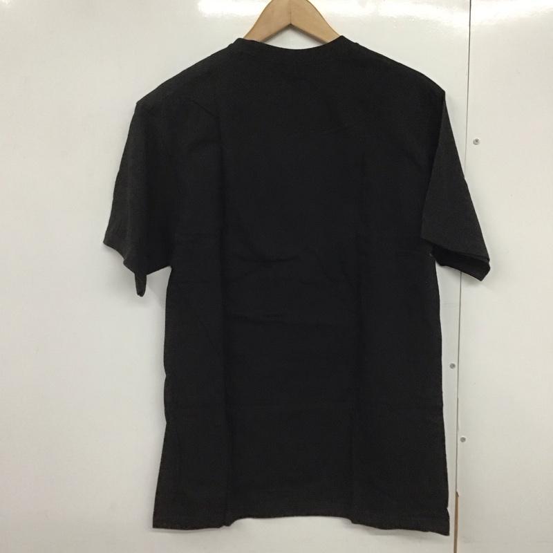 ステューシー STUSSY Tシャツ 半袖 半袖カットソー プリントTシャツ クルーネックカットソー M プリント 黒 / ブラック /  メンズ USED 古着 中古 10141375